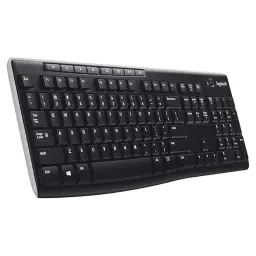 Logitech Tastatur K270 Wireless Schwarz/Weiß