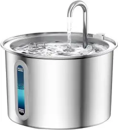 Oneisall Katzentrinkbrunnen mit Filterpaket - 2 L