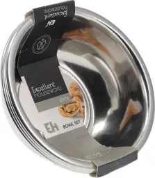 Excellent Houseware 4-teiliges Schüsselset, Schüsseldurchmesser 110mm, Höhe 42mm