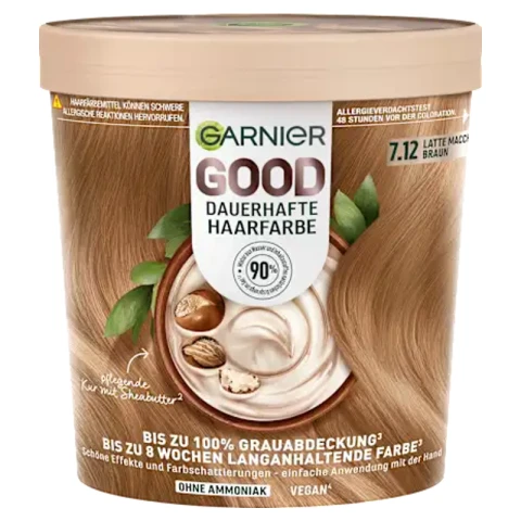 GARNIER GOOD Haarfarbe 7.12 Latte Macchiato Braun
