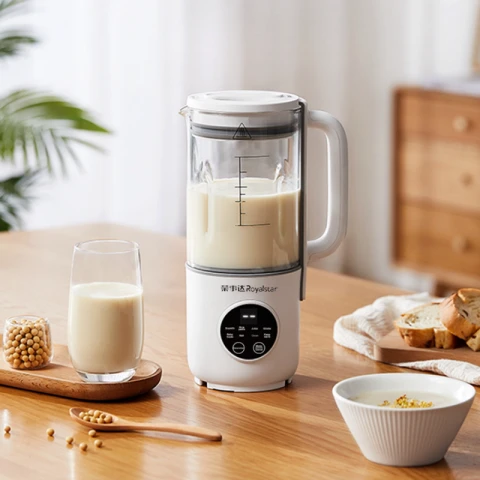 Royalstar Mini Soybean Milk Maker 1L 600W Multifunctional 12-hour Reservation Keep Warm 9 Functions 9 Functions