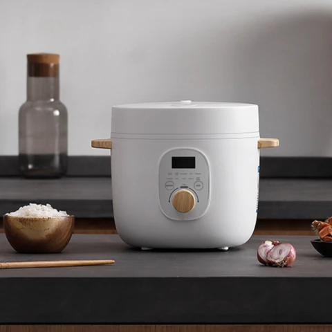 Royalstar Reiskocher (2L) mit Dampfgarer - 8 automatische Programme für Reis, Gemüse & mehr, 400 W, Antihaft-Beschichtung